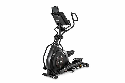 Black elliptical exercise machine